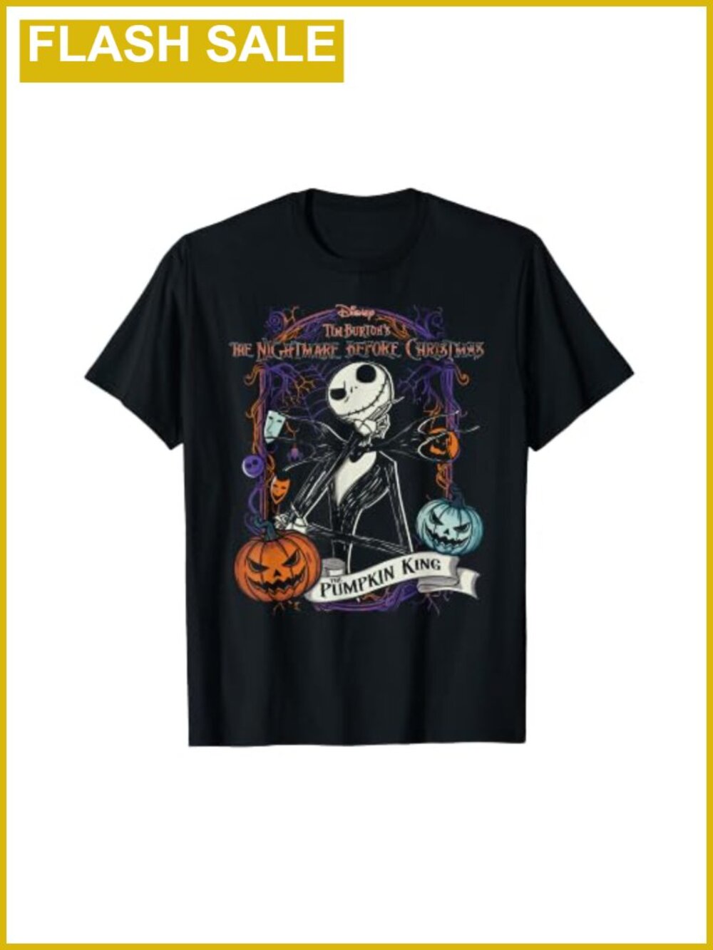 Disney Nightmare Before Christmas Pumpkin King T-Shirt